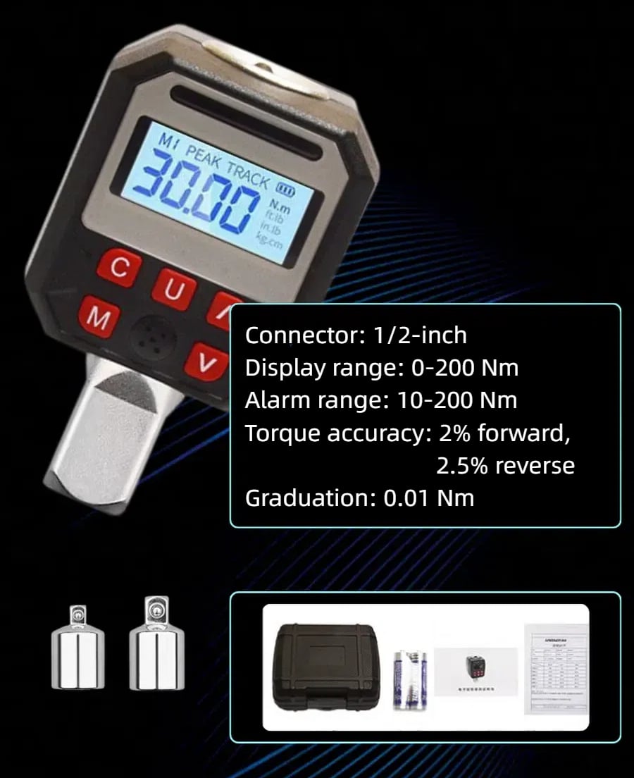 🔧Digital Torque Display Tool,Limited stock;buy one get one 40% off (free shipping);Today only!!!