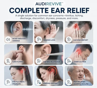 AUDIREVIVE™ HEARING REPAIR MICRONEEDLE PATCHES ✅ Targets Hearing Loss, Tinnitus, Ear Infections, Balance Disorders, and Age-Related Ear Degeneration.