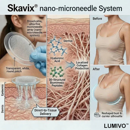 LUMIVO™ Targeted Breast Enhancement Advanced Nano Microneedle Patch