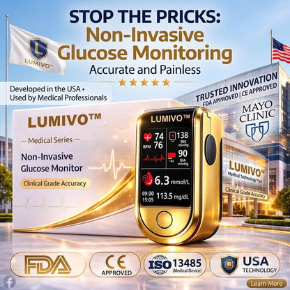 🔥Final 3 Hours: 70% OFF🏆Develops Newly Launched Non-Invasive Smart Blood Glucose Monitor✅TGA Approved