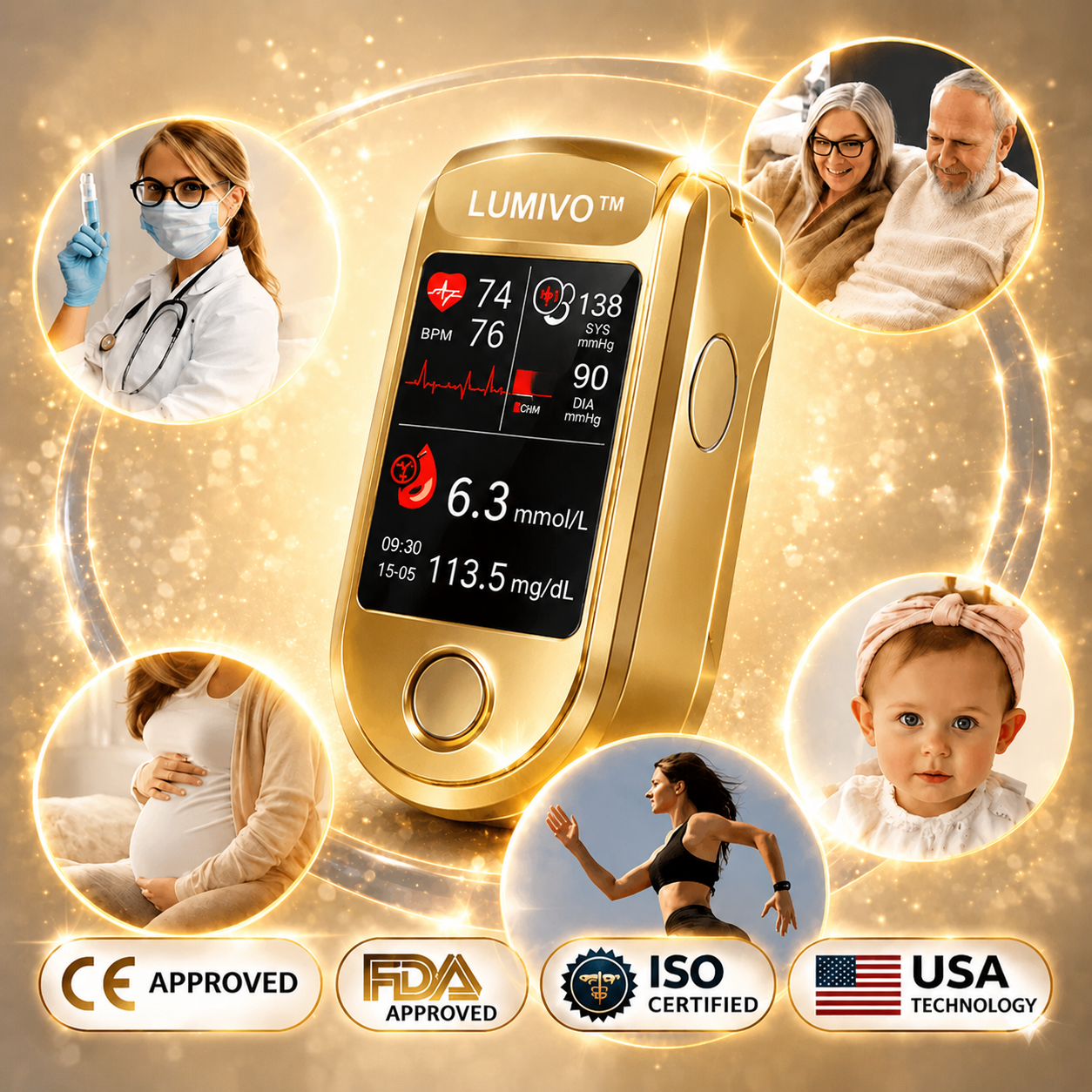 🔥Final 3 Hours: 70% OFF🏆Develops Newly Launched Non-Invasive Smart Blood Glucose Monitor✅TGA Approved