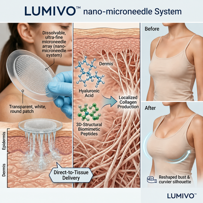 LUMIVO™ Targeted Breast Enhancement Advanced Nano Microneedle Patch